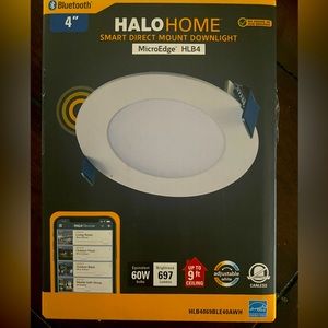 HALO HOME HLB4 Series 4 in. 2700K-5000K
Tunable CCT Smart Integrated LED light